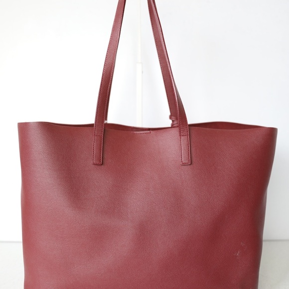 Saint Laurent Large Shopping Tote, Red - Picture 4 of 16